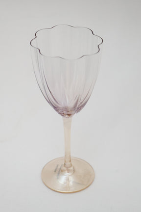 Taça de Vidro P/ Vinho Miami Transparente Lilás 280ml