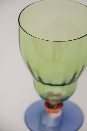 Taça de Vidro P/ Água Flórida 270ml - Verde, Laranja e Roxo