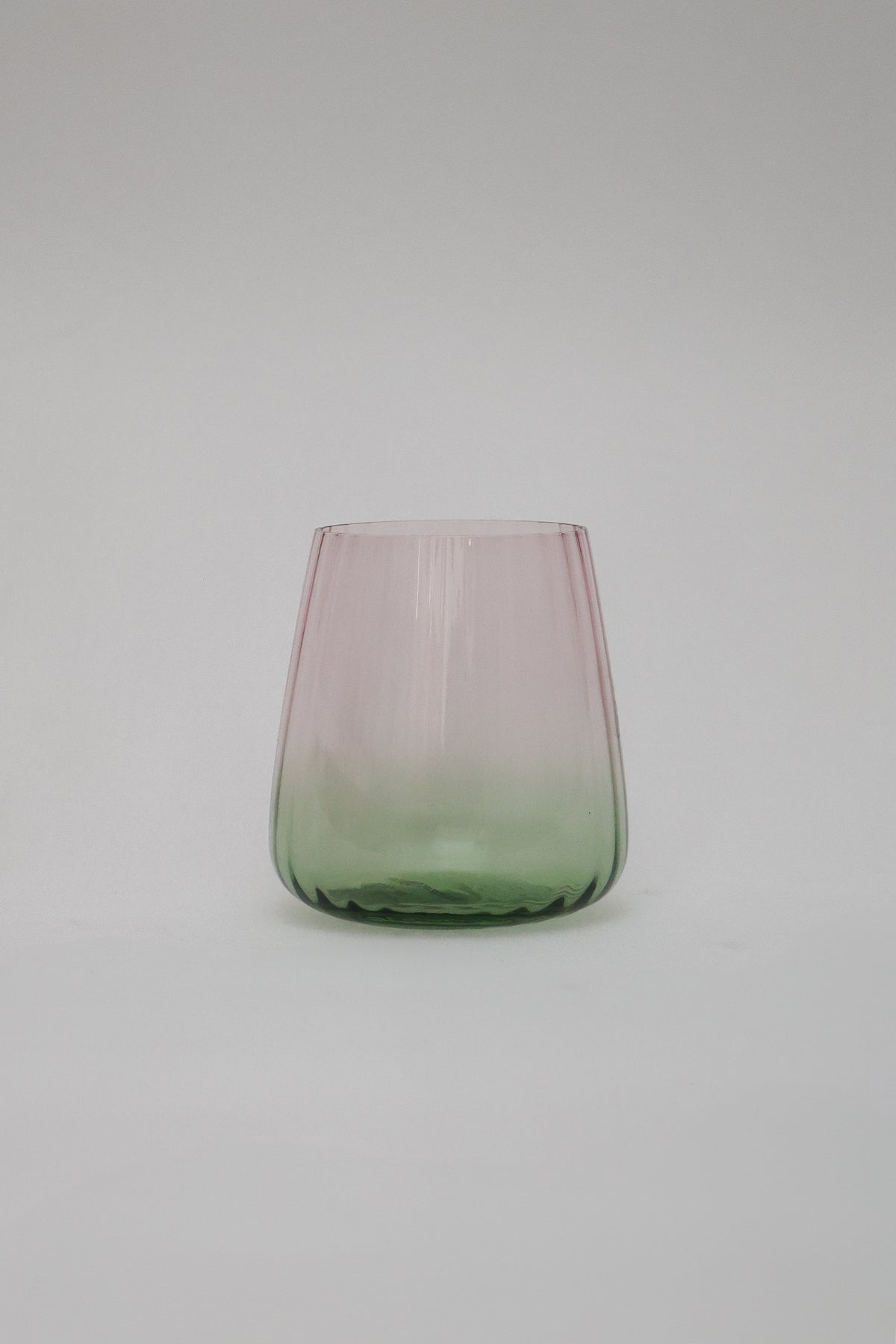 Copo de Vidro Colombia 420ml - Rosa e Verde