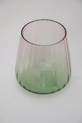 Copo de Vidro Colombia 420ml - Rosa e Verde