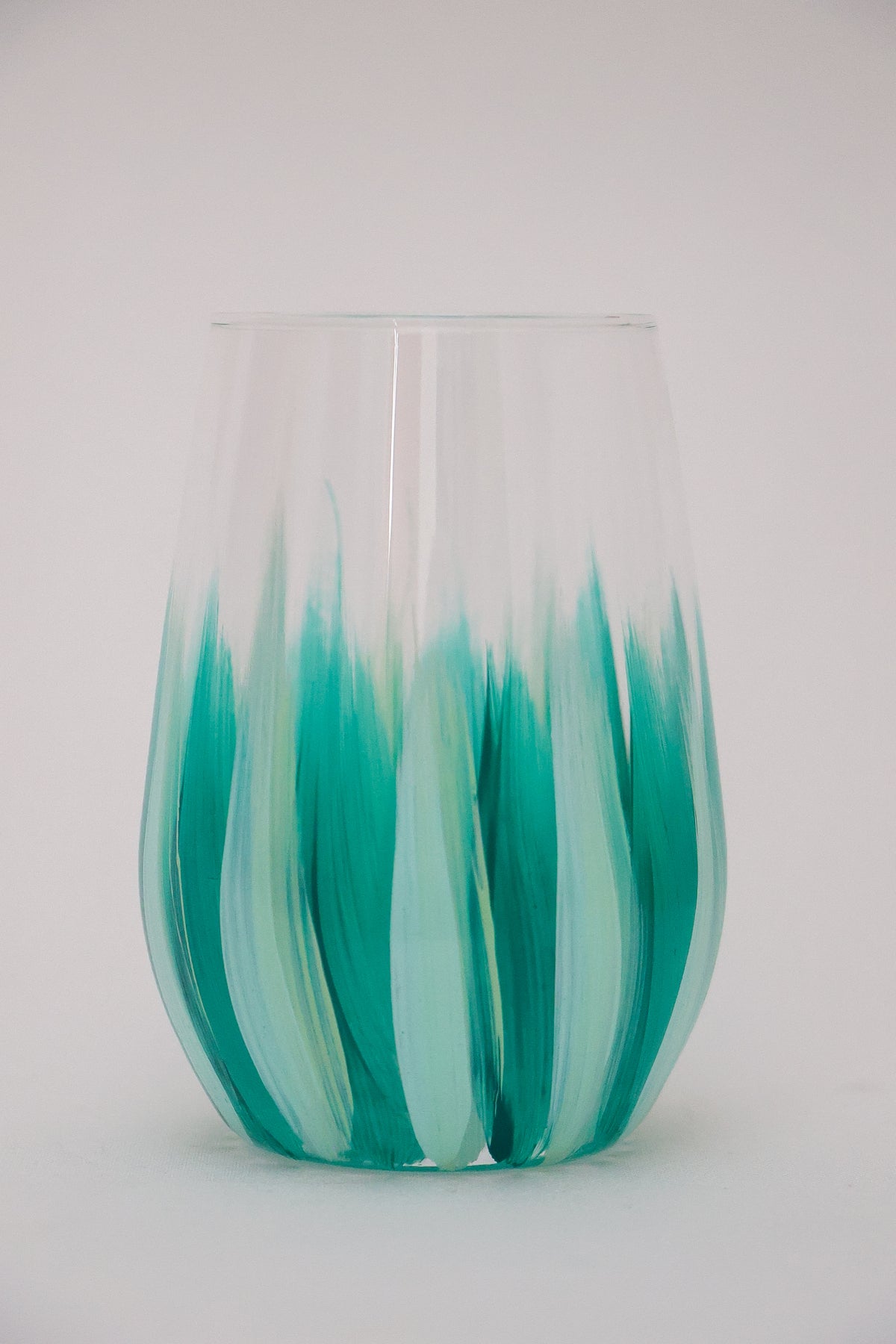 Copos de Cristal Pincelados à Mão