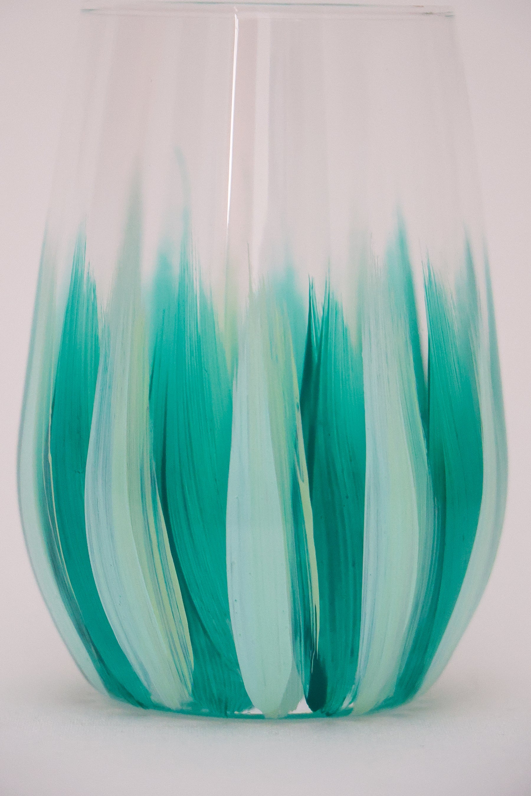 Copos de Cristal Pincelados à Mão