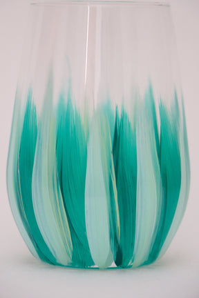 Copos de Cristal Pincelados à Mão