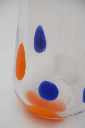 Jarra de vidro Pétala Fracalanza 1,2L- Laranja, Azul, Branca