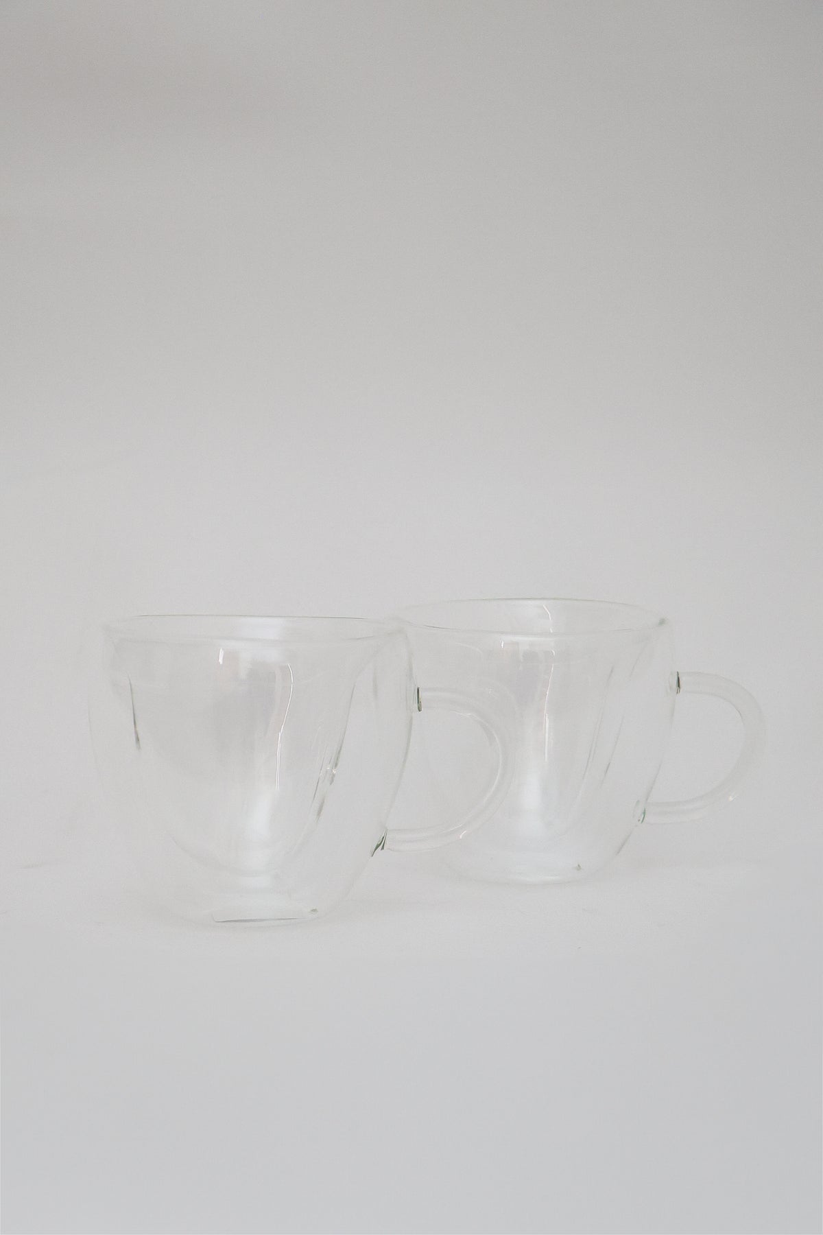 Xícara de Chá 230ml de Vidro Borossilicato Parede Dupla Lyor