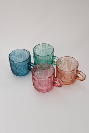 Xícara de Café Vidro Colors 100ml