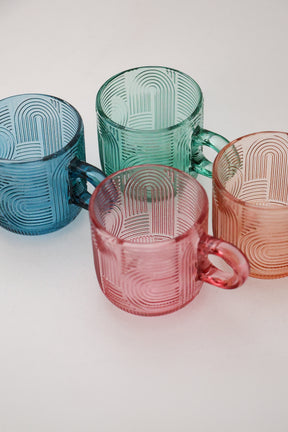 Xícara de Café Vidro Colors 100ml