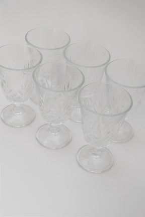 Conjunto Jarra e Taças de Cristal Dublin Lyor