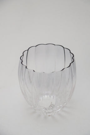 Copo de Vidro Belga Transparente e Cinza 400ml