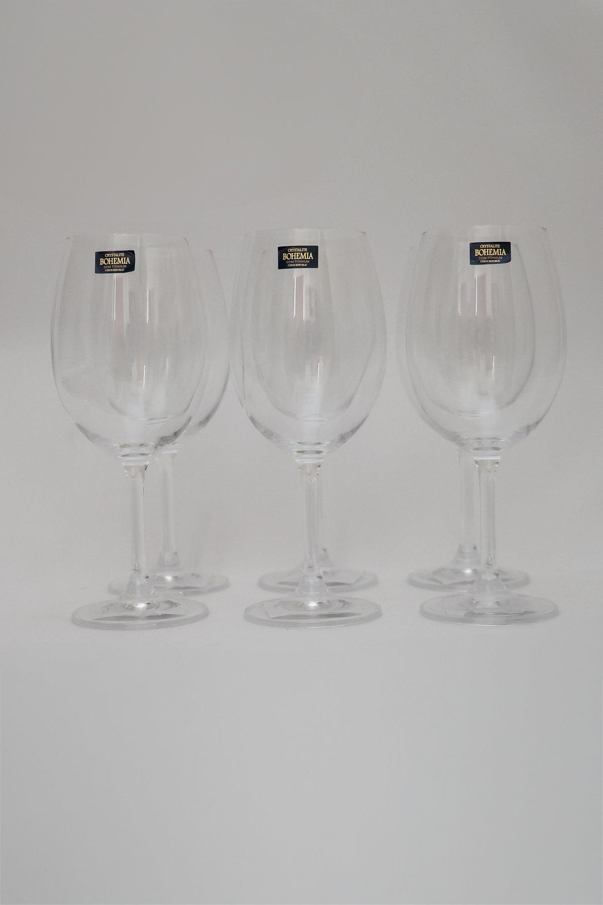 Taça de Cristal p/ Vinho 450ml Linha Bohemia Lyor