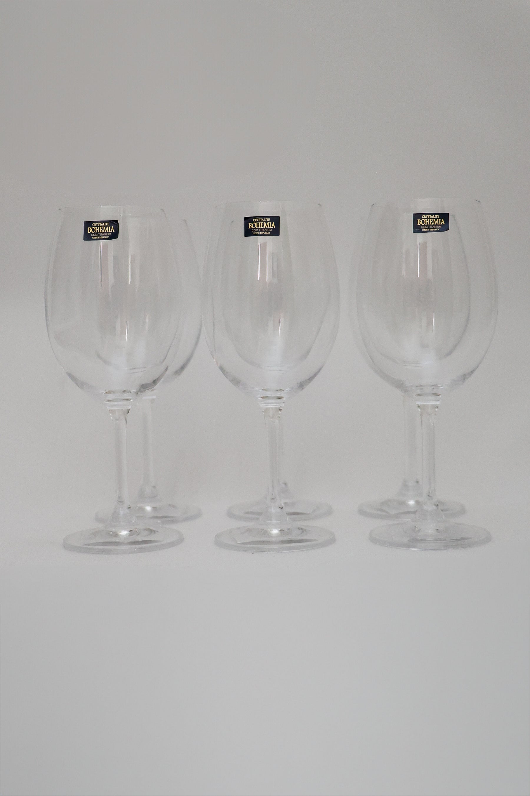 Taça de Cristal p/ Vinho 450ml Linha Bohemia Lyor