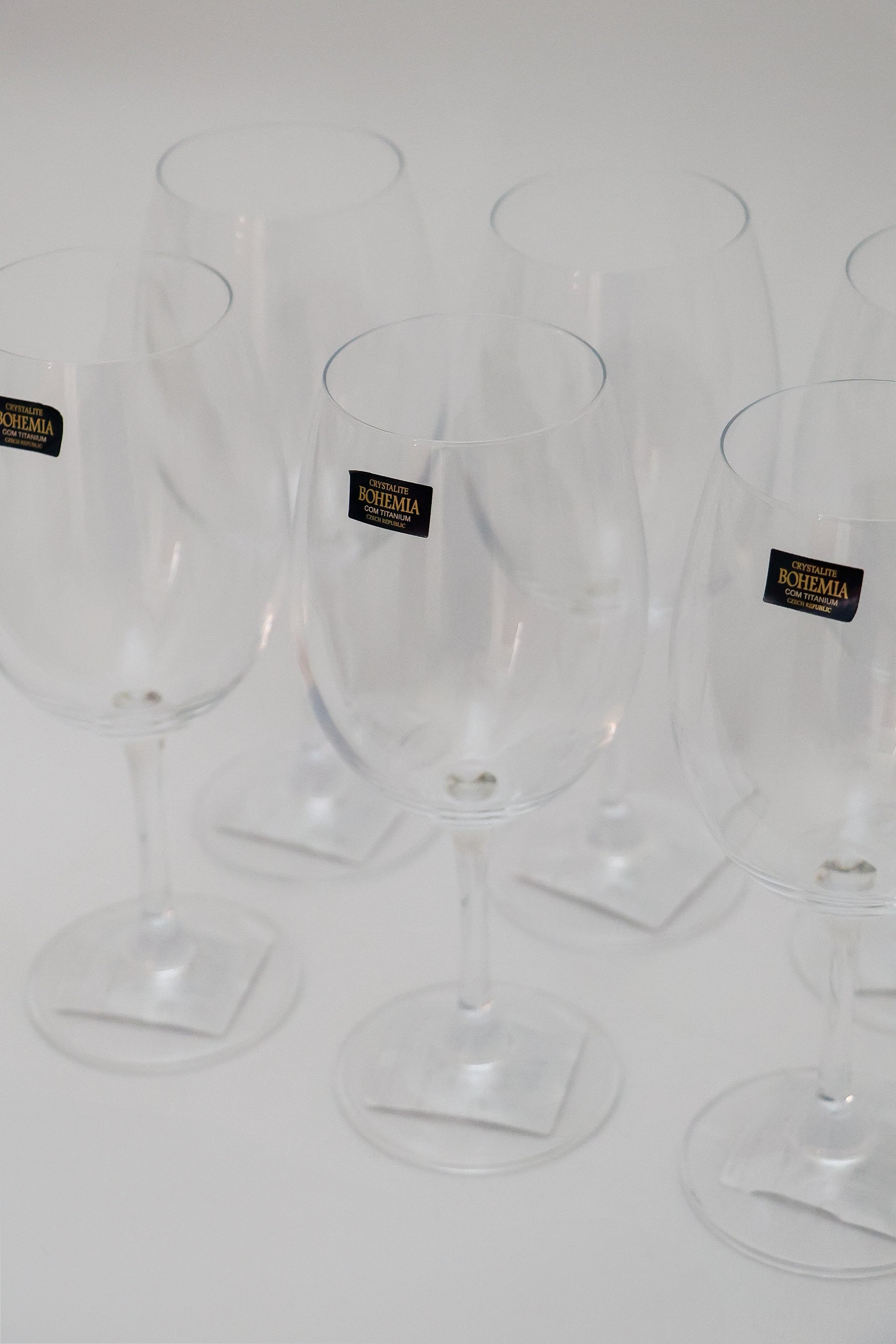 Taça de Cristal p/ Vinho 450ml Linha Bohemia Lyor