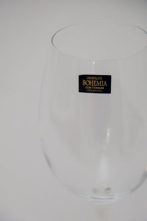 Taça de Cristal p/ Vinho linha Bohemia Lyor 580ml