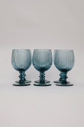 Taça de Vidro p/ Vinho Kiwi Blue