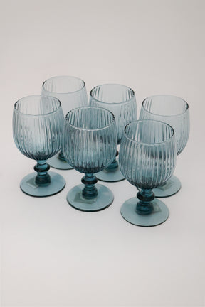 Taça de Vidro p/ Vinho Kiwi Blue