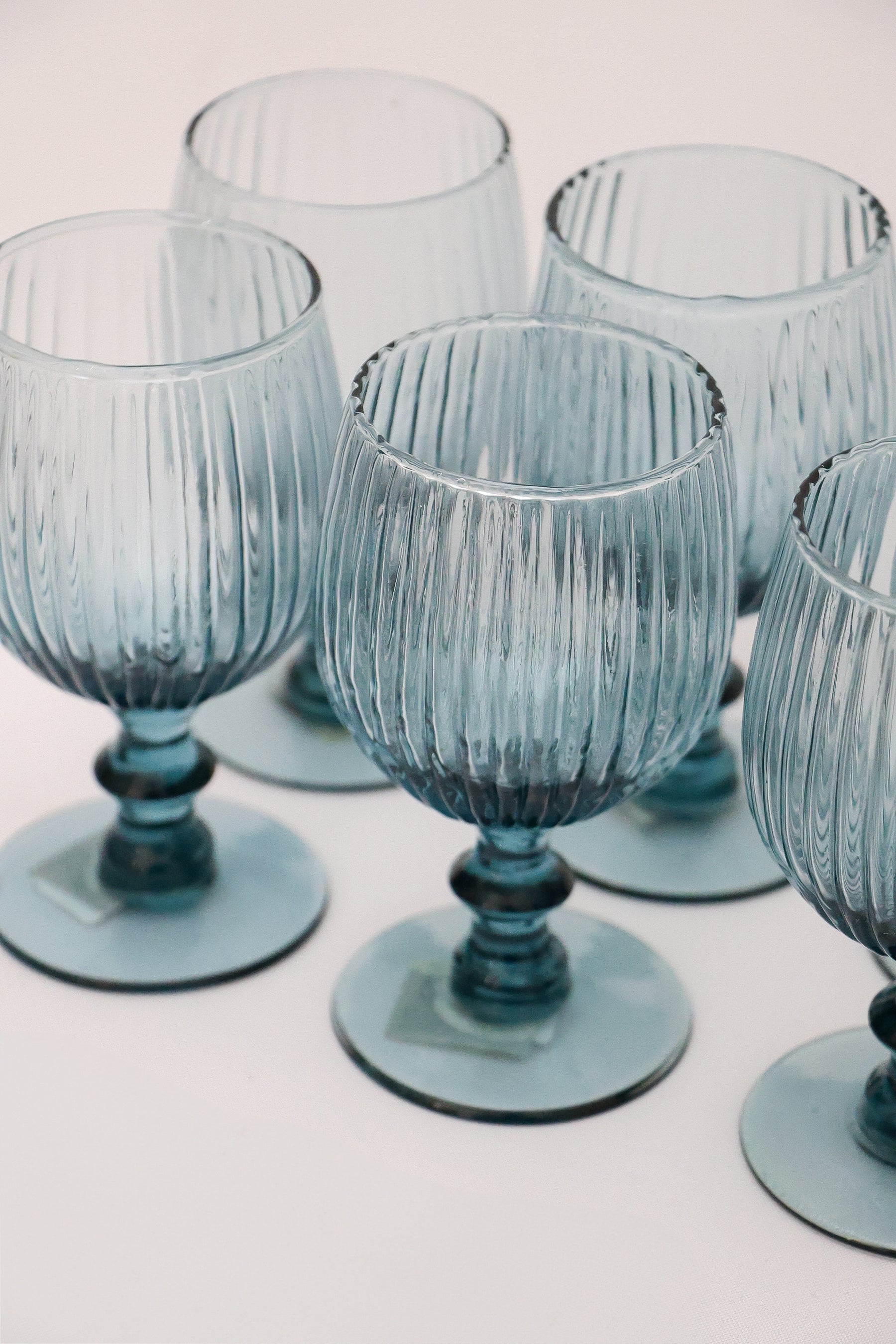 Taça de Vidro p/ Vinho Kiwi Blue