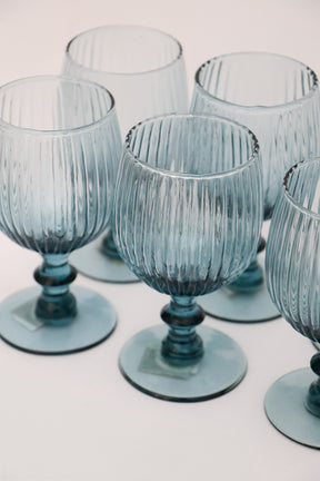 Taça de Vidro p/ Vinho Kiwi Blue