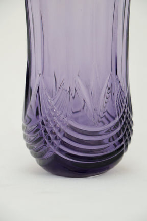 Copo de Vidro Alto Roxo