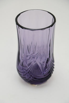 Copo de Vidro Alto Roxo