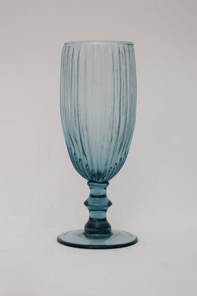 Taça de Vidro p/ Champanhe Blue