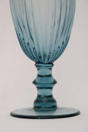 Taça de Vidro p/ Champanhe Blue