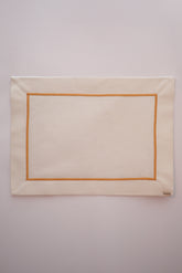 Jogo Americano Select Off White/Dourado Mameg