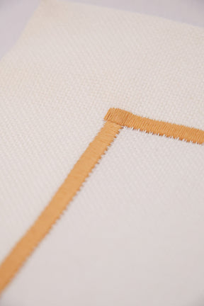 Jogo Americano Select Off White/Dourado Mameg