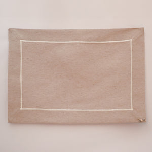 Jogo Americano Liso Beje, Mameg