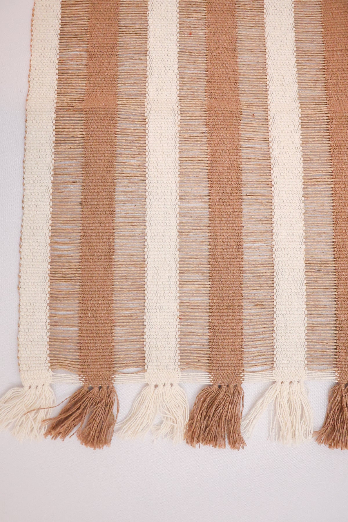 Jogo Americano Artesanal Natural Beje/Marrom