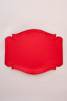 Jogo Americano Corino Skin Vermelho Mameg