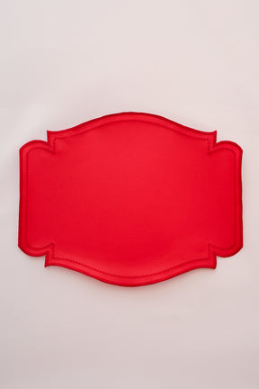 Jogo Americano Corino Skin Vermelho Mameg