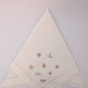 Guardanapo Linhão Off White Ajur Proteção, Mameg