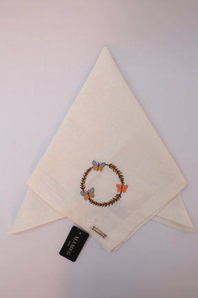 Guardanapo Linhão Off White Bordado Garden Mameg