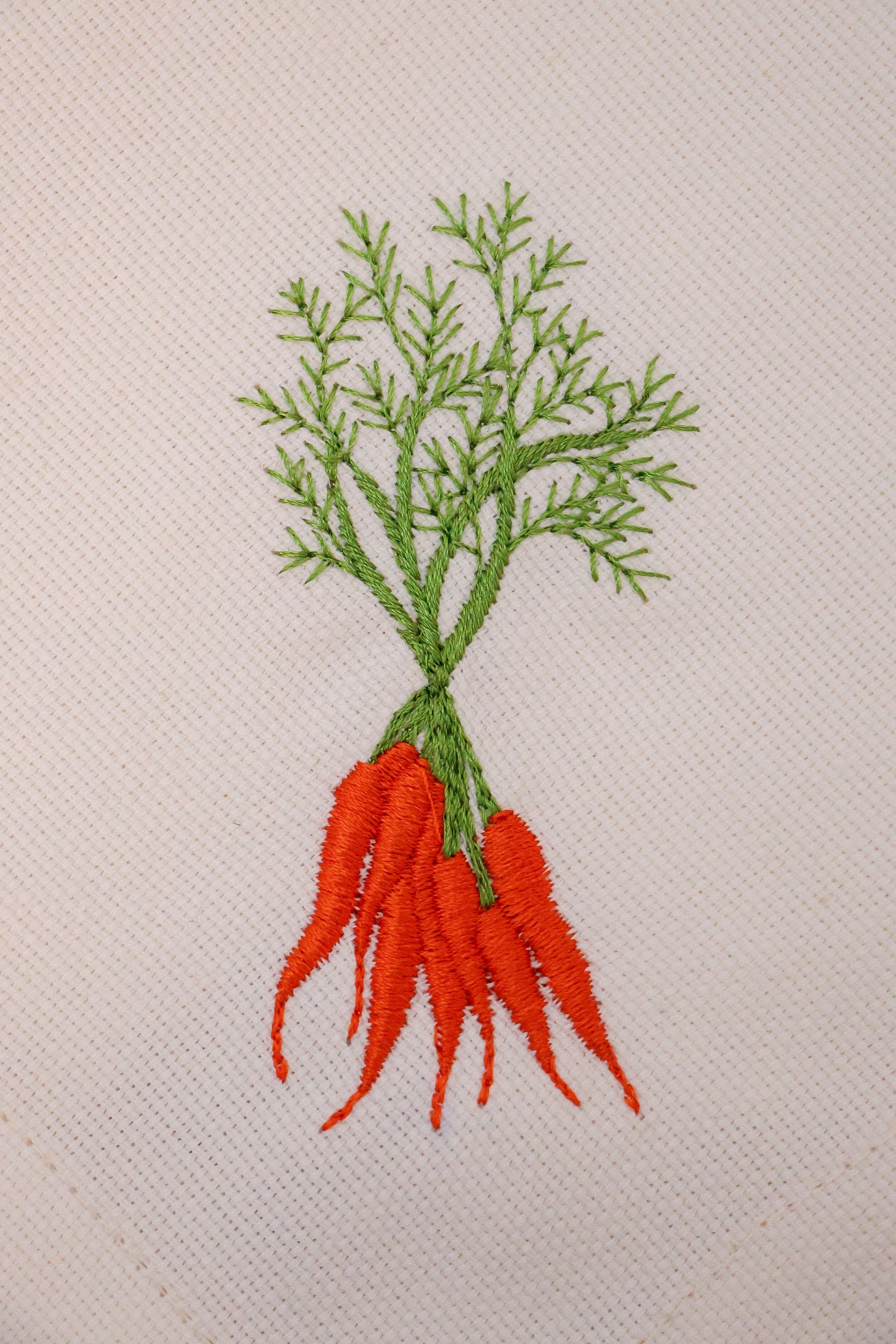 Guardanapo Linhão Off Bordado Vegetais