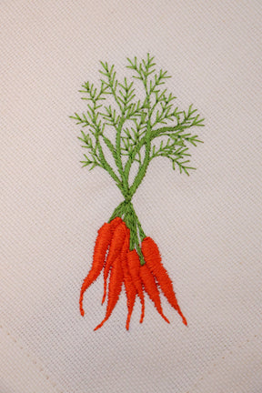 Guardanapo Linhão Off Bordado Vegetais