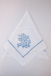 Guardanapo Algodão Coral Azul