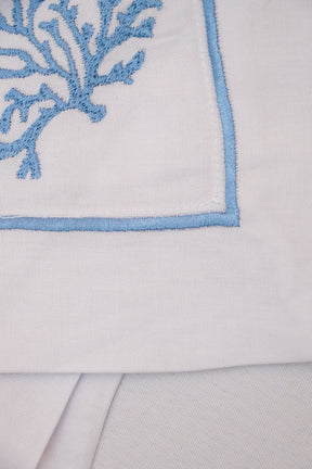 Guardanapo Algodão Coral Azul
