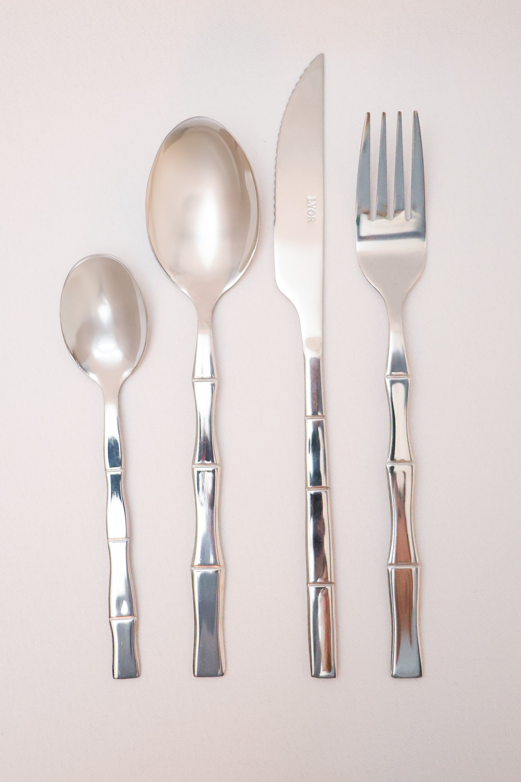 Faqueiro 16 peças Aço Inox Bambu Elegant Lyor