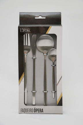 Faqueiro 16 peças Aço Inox Opera Lyor