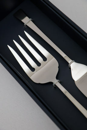 Faca e Garfo Aço Inox Berna para servir peixe Wolff