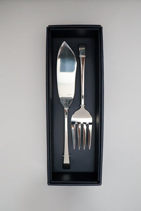 Faca e Garfo Aço Inox Berna para servir peixe Wolff