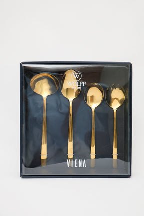 Talheres para Servir Vienna Dourado Wolff