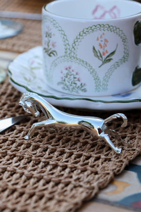 Conjuto 6 Descansos para Talheres Zamac Cavalo, Wolff