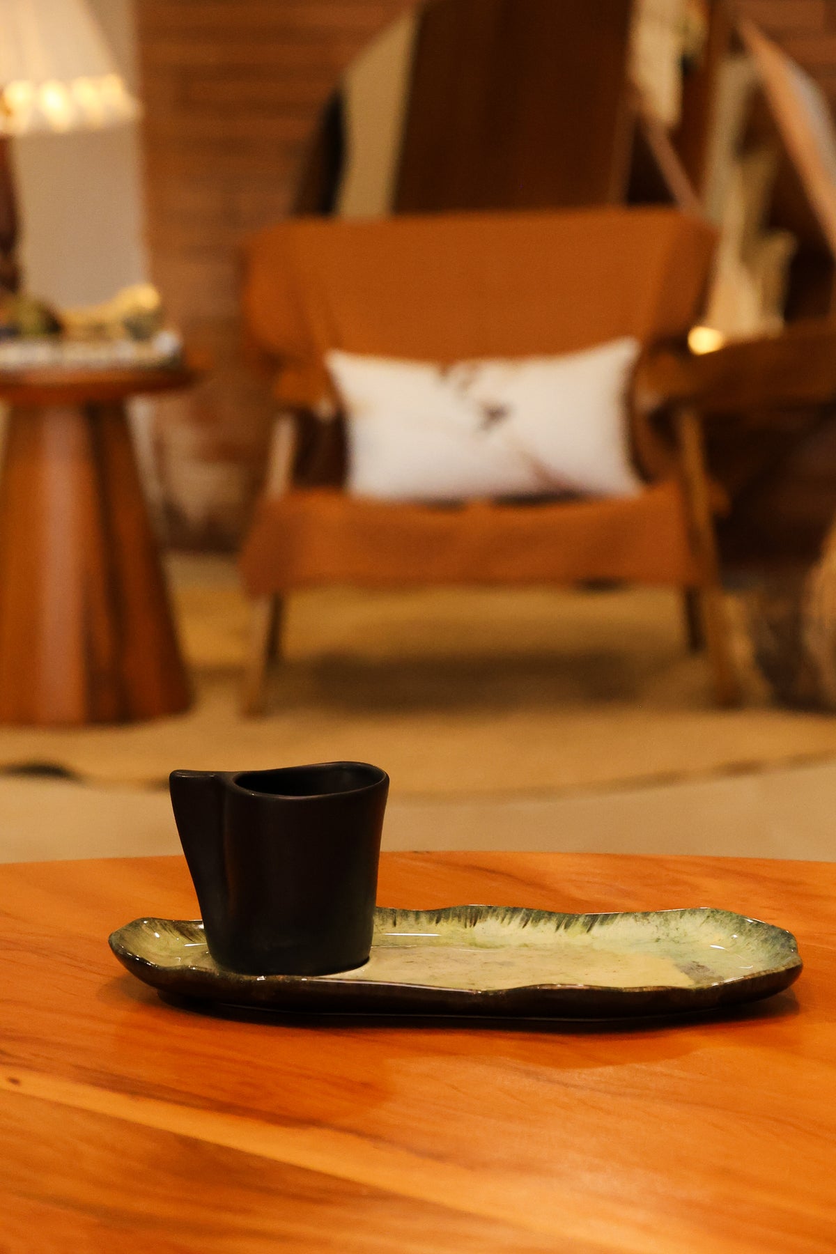 Jogo de Lanche Oreon Green com Xícara Orgânica Scalla