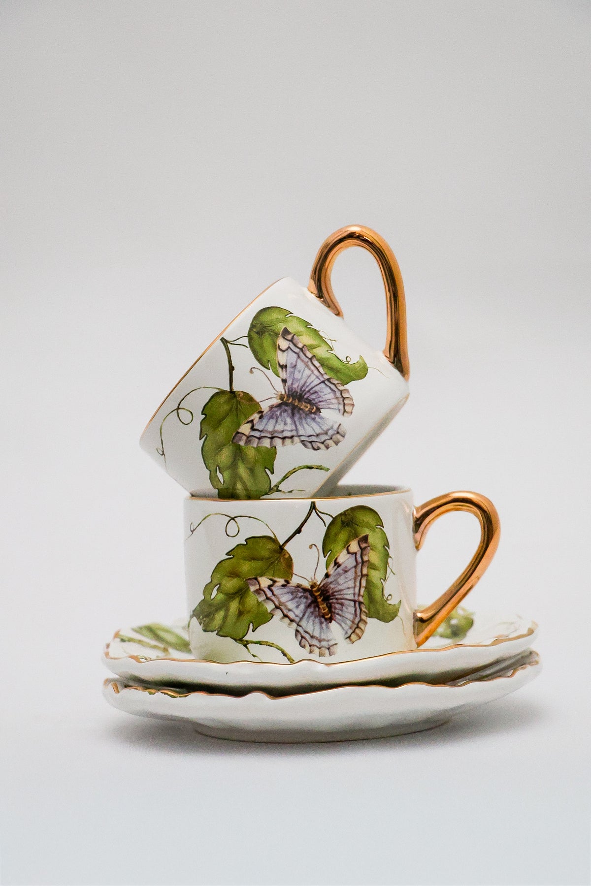 Xícara de Chá c/ Pires Botanique