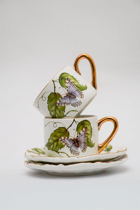 Xícara de Chá c/ Pires Botanique