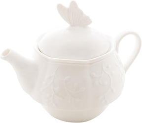 Conjunto de 3 Peças para Chá em Porcelana Butterfly Lyor