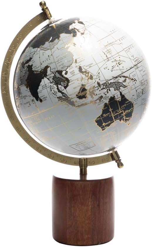 Globo Decorativo Plástico e Madeira Wolff