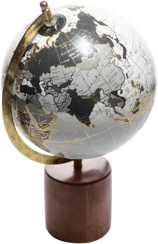 Globo Decorativo Plástico e Madeira Wolff