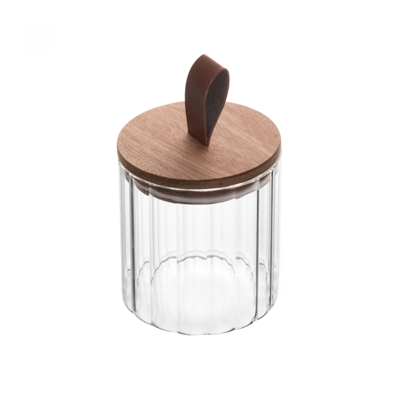 Pote de Vidro Borossilicato com Tampa de Acácia Classic Wolff